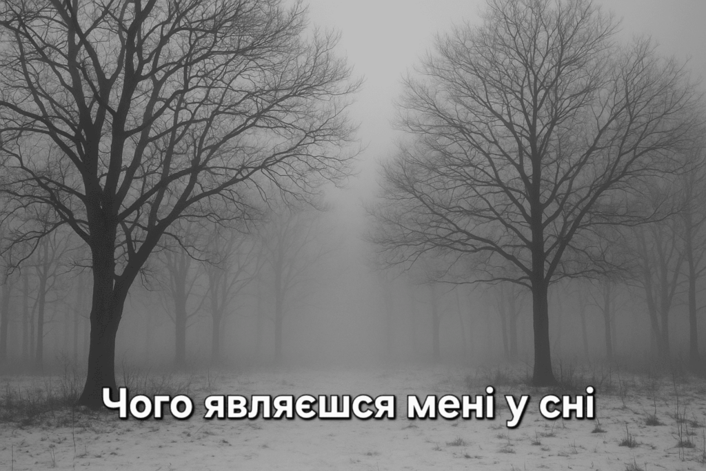 Чого являєшся мені у сні?