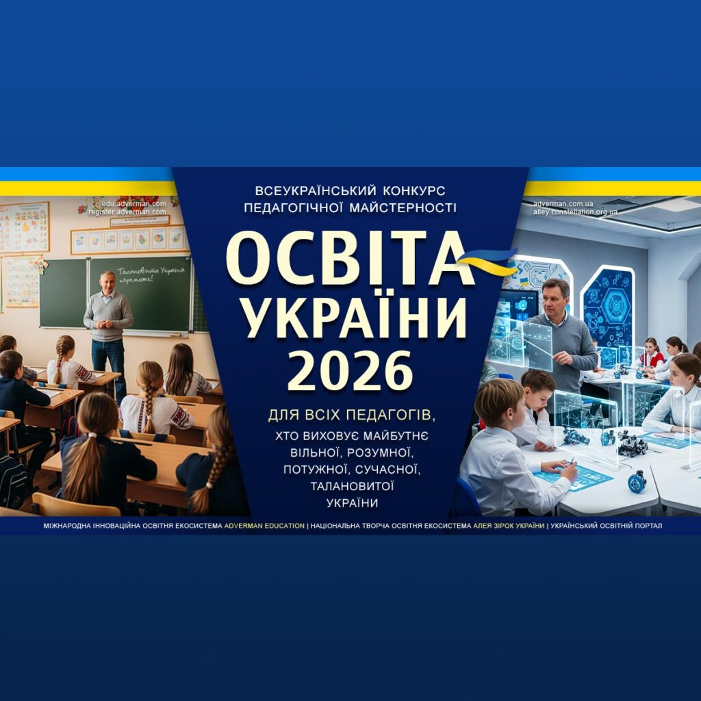 Освіта України 2026 – педагогічний конкурс