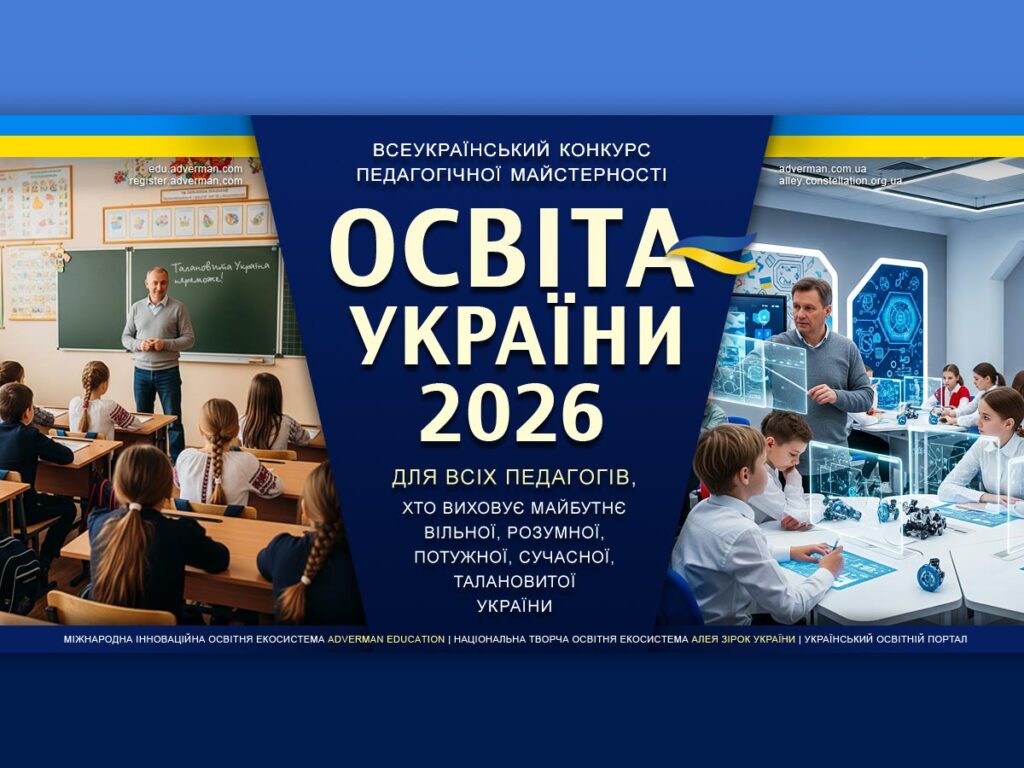 ОСВІТА УКРАЇНИ 2026 – конкурс педагогічної майстерності